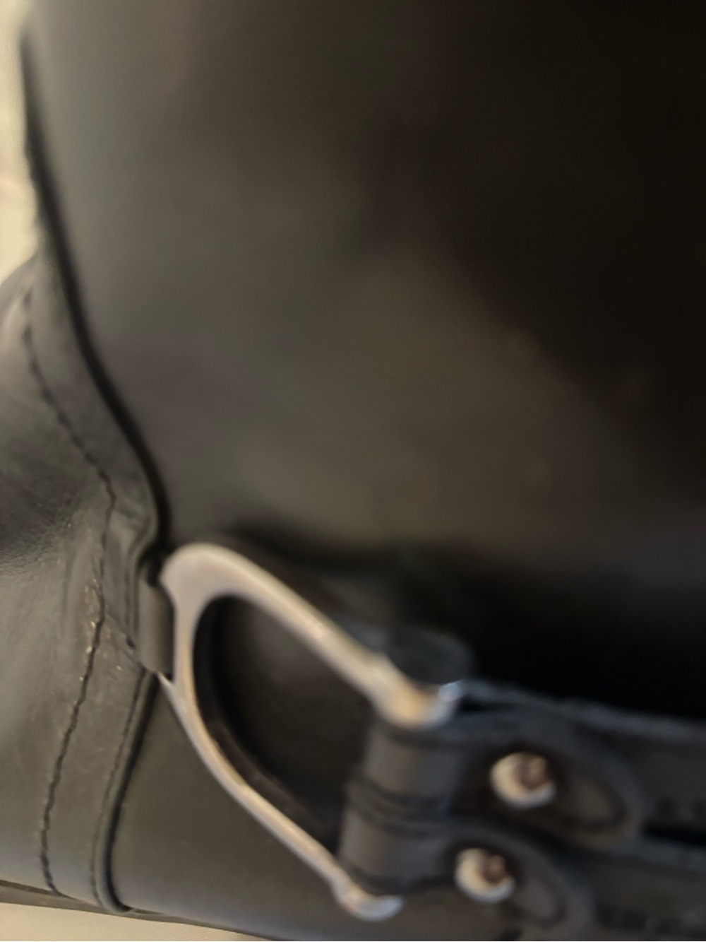 Audrey Brooks Black Tall Leather Riding Boots size 8 - Picture 10 of 10